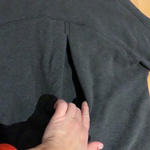 VEUC Lululemon Hug it Out Full Zip Up Dark Grey Sweatshirt / Jacket - size 6 - Picture 15 of 17